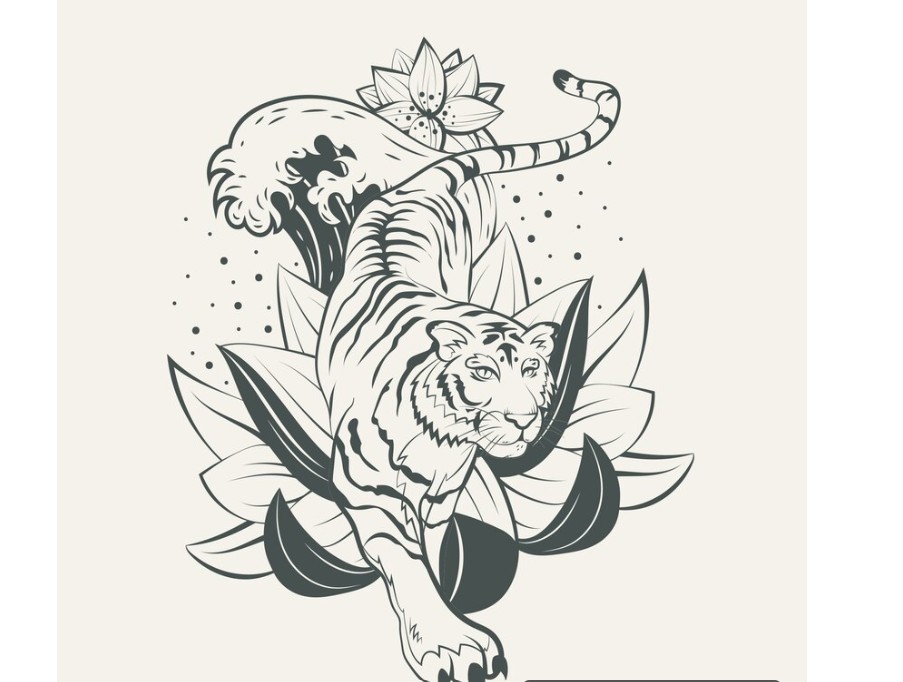 Animal and Nature Shoulder Tattoos
