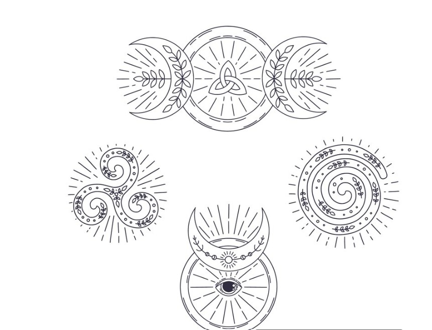 Celestial Shoulder Tattoos
